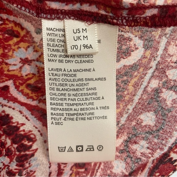 FREE PEOPLE Lorraine Tiered Kimono Top Size Medium - Picture 8 of 9